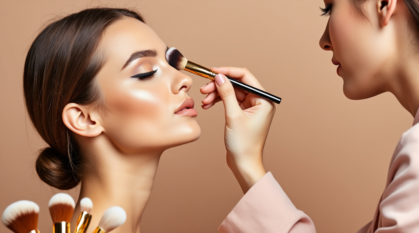 Makeup artistry background